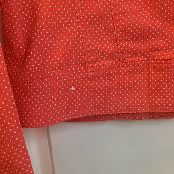 Roz & Ali Polk-a-dot Jacket Size Medium - Picture 7 of 15